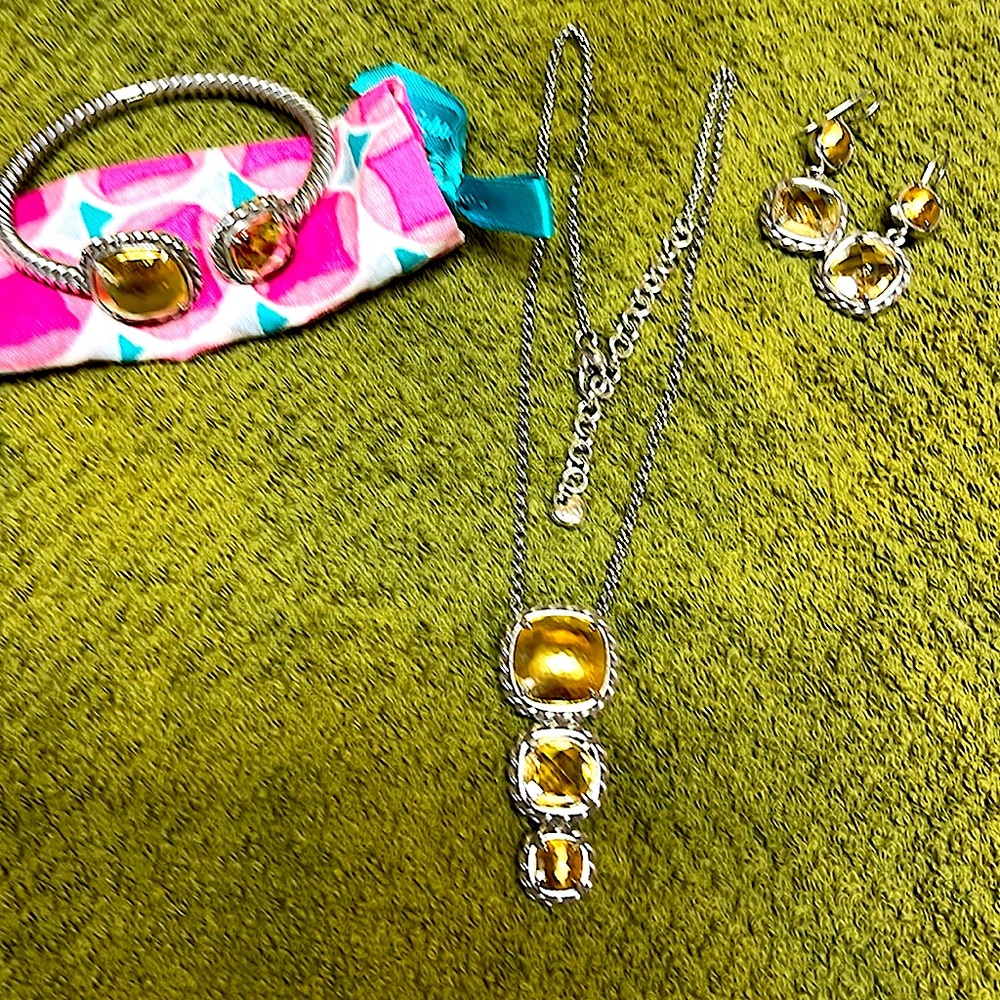 Brighton Tru Color Joyful gold crystal bracelet